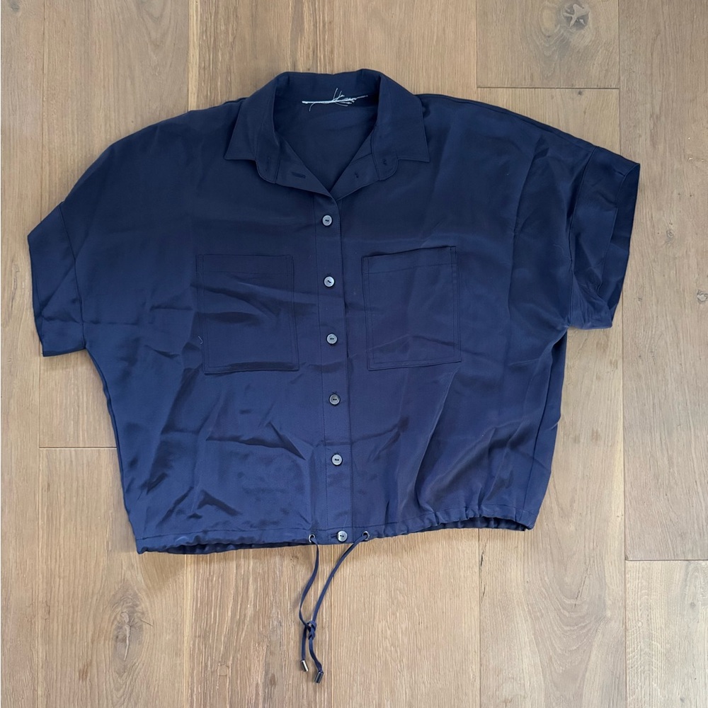 Inclán studio silk button up